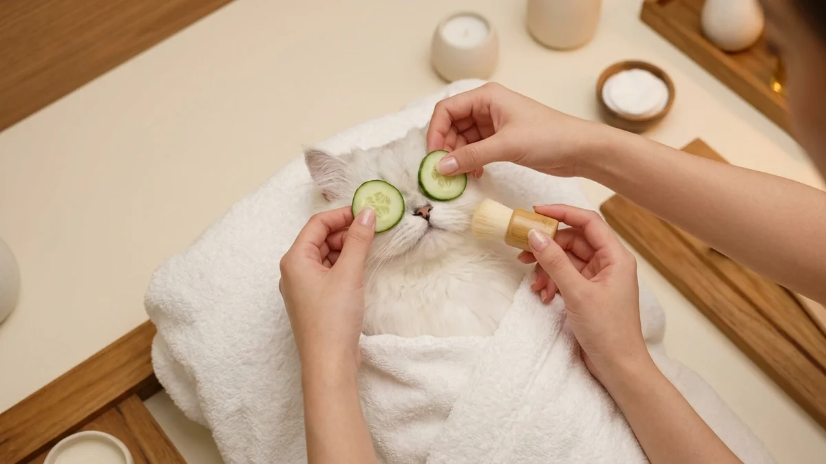 Example result: Pet spa day ASMR
